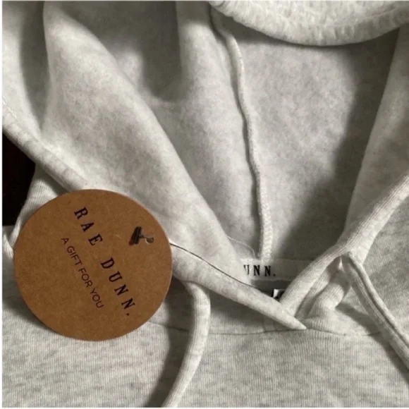 Rae Dunn Women’s “Mama” Top Hoodie Sweatshirt Gray New with tags size Large - Picture 4 of 7